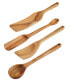 Фото #1 товара Tools and Gadgets Wooden Kitchen Utensils, Set of 4