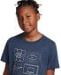 ფოტო #3 პროდუქტის Big Kids Sportswear Culture Of Basketball Relaxed-Fit Printed T-Shirt
