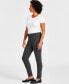 Фото #3 товара Women's Mid-Rise Ponté-Knit Pants with Tummy Control, Created for Macy's