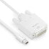 PureLink Premium Active 2K mini DisplayPort / DVI Cable – 1.50m - White - Mini DisplayPort - DVI-D - 1.5 m - White