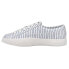 Puma Love Nyc Striped Lace Up Womens White Sneakers Casual Shoes 374404-01