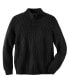 Фото #1 товара Big & Tall Henley Shaker Sweater