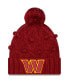 Фото #1 товара Big Girls Burgundy Washington Commanders Toasty Cuffed Knit Hat with Pom