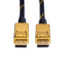 ROLINE GOLD DisplayPort Cable - DP-DP - M/M 2 m - 2 m - DisplayPort - DisplayPort - Male - Male - 4096 x 2560 pixels
