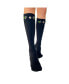 Women's CRYSTAL CUFF KNEE SOCKS