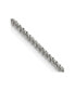 Chisel stainless Steel Polished 2.2mm Cyclone Chain Necklace