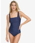 Фото #1 товара Pleated One-Piece Swimsuit,Created for Macy's