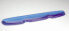 Фото #3 товара ROLINE Silicon Wrist Pad for Keyboard - transparent blue - Blue - 455 x 80 x 22 mm