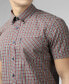 ფოტო #5 პროდუქტის Men's Mini Gingham Short Sleeve Shirt