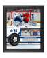 Фото #1 товара Auston Matthews Toronto Maple Leafs Framed 15" x 17" Four-Goal NHL Debut Collage