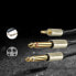 Фото #12 товара Kabel przewód audio mini jack 3.5 mm - 2 x jack 6.35mm 2m szary