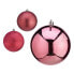 Фото #1 товара Ёлочные шарики Krist+ 10 см 6 штук розовый пластик