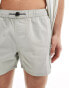 ASOS DESIGN slim cargo short in grey