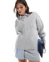 Фото #1 товара ASOS DESIGN chunky crew neck rib jumper in grey