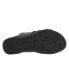 Фото #14 товара Softwalk Taraz S2320-001 Womens Black Leather Slip On Strap Sandals Shoes