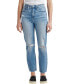 ფოტო #1 პროდუქტის Women's Borebank High Rise Slim Straight Jeans