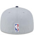 Фото #3 товара Men's Gray, Navy New Orleans Pelicans Tip-Off Two-Tone 59FIFTY Fitted Hat