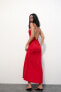 Фото #3 товара Платье в бельевом стиле с драпировкой ZARA