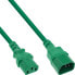 Фото #1 товара InLine cold device extension - C13 / C14 - green - 1.5m