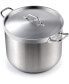 Фото #1 товара Professional Grade Lid 30 Quart Stainless Steel Stockpot, Silver