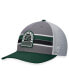 Фото #1 товара Men's Gray, Green Michigan State Spartans Aurora Trucker Adjustable Hat