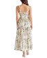 Фото #2 товара Women's Eliora Floral-Print Tiered Maxi Dress