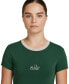 ფოტო #3 პროდუქტის Women's Sportswear Chill Knit Slim Cropped T-Shirt