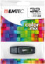 EMTEC C410 32GB - 32 GB - USB Type-A - 2.0 - 18 MB/s - Cap - Black