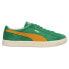 Фото #1 товара Puma Suede Vintage Lace Up Mens Green Sneakers Casual Shoes 374921-09