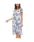 Фото #2 товара Платье для кормящих Ripe Maternity Georgia с завязками синее/белое