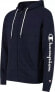 Champion Champion Hooded Full Zip Sweatshirt 217144-BS501 Granatowe 3XL