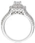 ფოტო #3 პროდუქტის Diamond Princess Cut Engagement Ring (1 ct. t.w.) in 14k White Gold