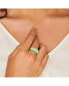 ფოტო #2 პროდუქტის Women's Enamel Croissant Ring