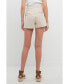 Women's Suede Shorts