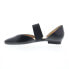 Фото #3 товара Gabor 8-1353-27 Womens Black Leather Slip On Strap Flats Shoes