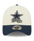 Фото #2 товара Men's Cream, Navy Dallas Cowboys 2022 Sideline 39THIRTY 2-Tone Flex Hat