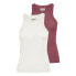 Фото #2 товара ONLY Lindsay sleeveless T-shirt 2 units