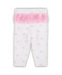 ფოტო #4 პროდუქტის Newborn and Infant Boys and Girls White, Pink Chicago Cubs Spreading Love Bodysuit and Tutu with Leggings Set