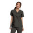 Фото #1 товара Landau Women's V-Neck Tunic Scrub Top Black size Small