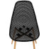 Фото #5 товара Стулья скандинавские пластиковые ажурные Fromm & Starck STAR_SEAT_05 4 шт. черные