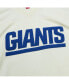 Men's Lawrence Taylor Cream New York Giants Chainstitch Legacy Jersey