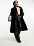 Фото #10 товара ASOS DESIGN Curve mid length dad coat in black