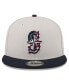 Men's Black Seattle Mariners 2024 Fourth of July 9FIFTY Snapback Hat