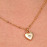 Charming gilded necklace with Abbraccio SAUB15 crystal