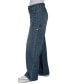 ფოტო #1 პროდუქტის Juniors' High Rise Skater Flare Cargo Jeans