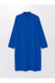 Фото #1 товара LCW Modest Düz Keten Karışımlı Kadın Gömlek Tunik