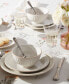 French Perle Groove 4 Piece Place Setting