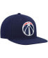 Фото #3 товара Men's Navy Washington Wizards Ground 2.0 Snapback Hat