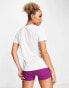 Фото #2 товара Nike Training Dri-FIT t-shirt in white