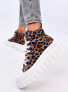 Фото #2 товара Высокие леопардовые кроссовки TIGER LEOPARD